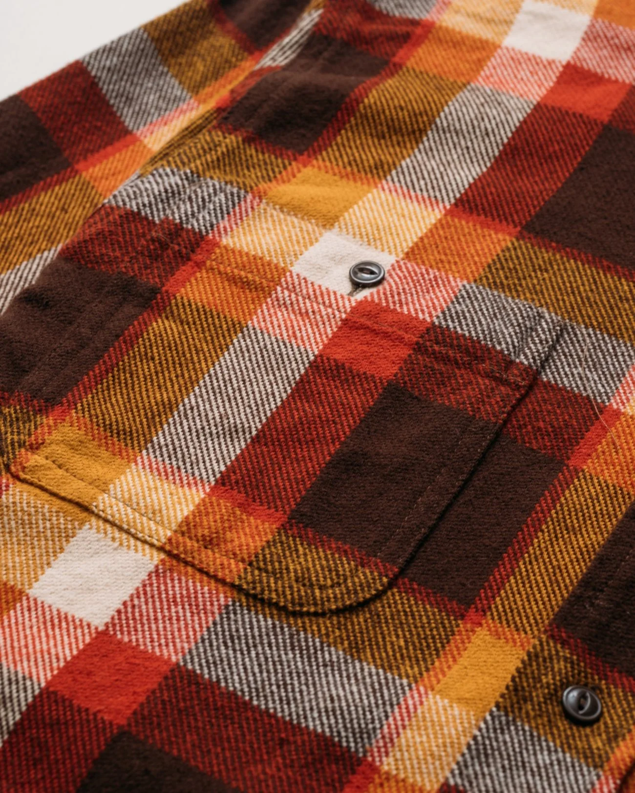 Men's Cotton Flannel Plaid Shirt - Image 5