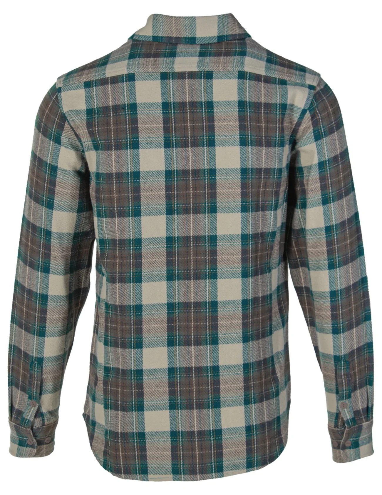 Men's Cotton Flannel Plaid Shirt - Image 2