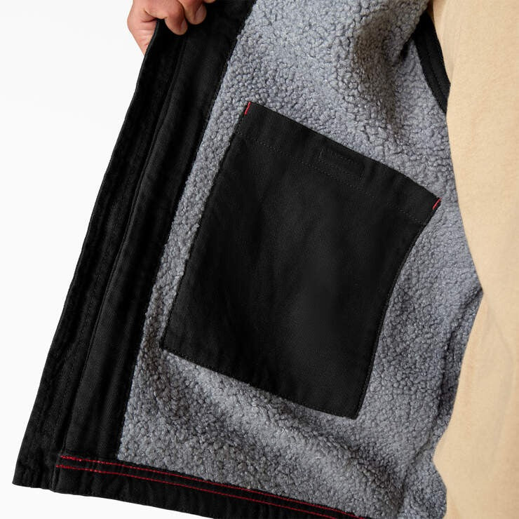 Men's Duck Sherpa Lined Vest - Image 3