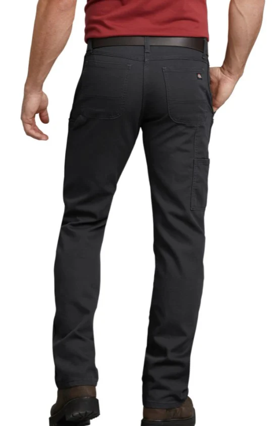 Men's Flex Regular Fit Straight Leg Tough Max Duck Carpenter Pants - Image 2