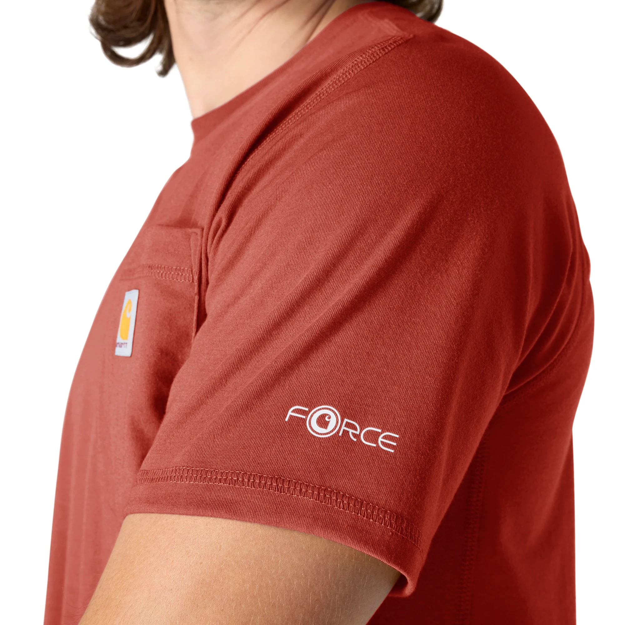 Men's Force Relaxed Fit Midweight Short-Sleeve Pocket T-Shirt - Image 2