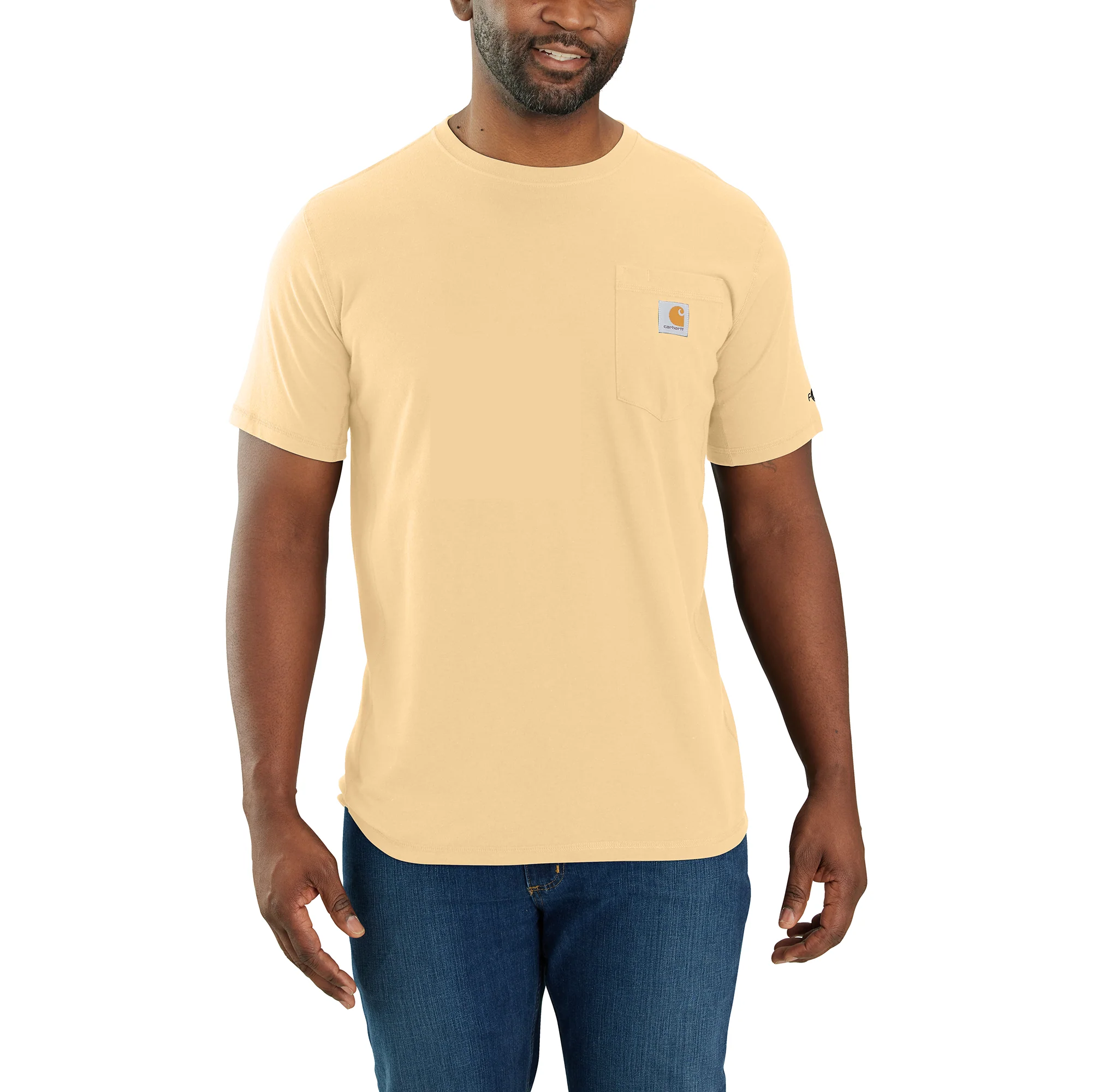 Men's Force Relaxed Fit Midweight Short-Sleeve Pocket T-Shirt - Image 2