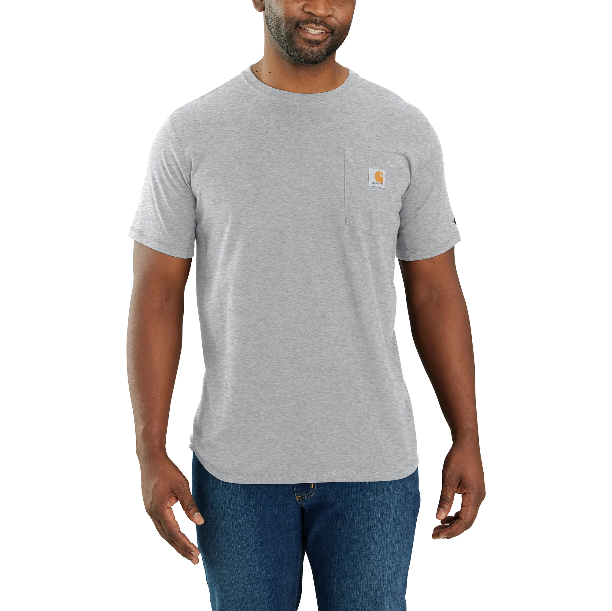 Men's Force Relaxed Fit Midweight Short-Sleeve Pocket T-Shirt - Image 2