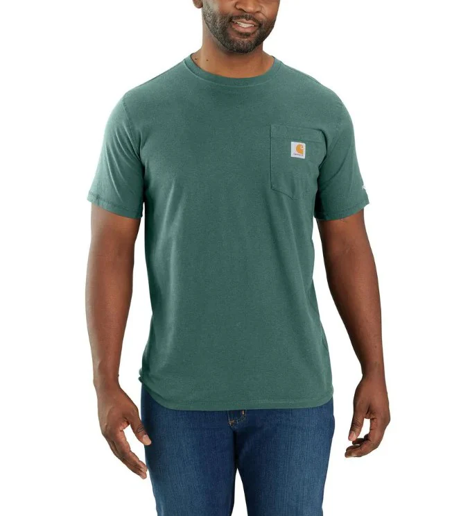 Men's Force Relaxed Fit Midweight Short Sleeve Pocket T-Shirt