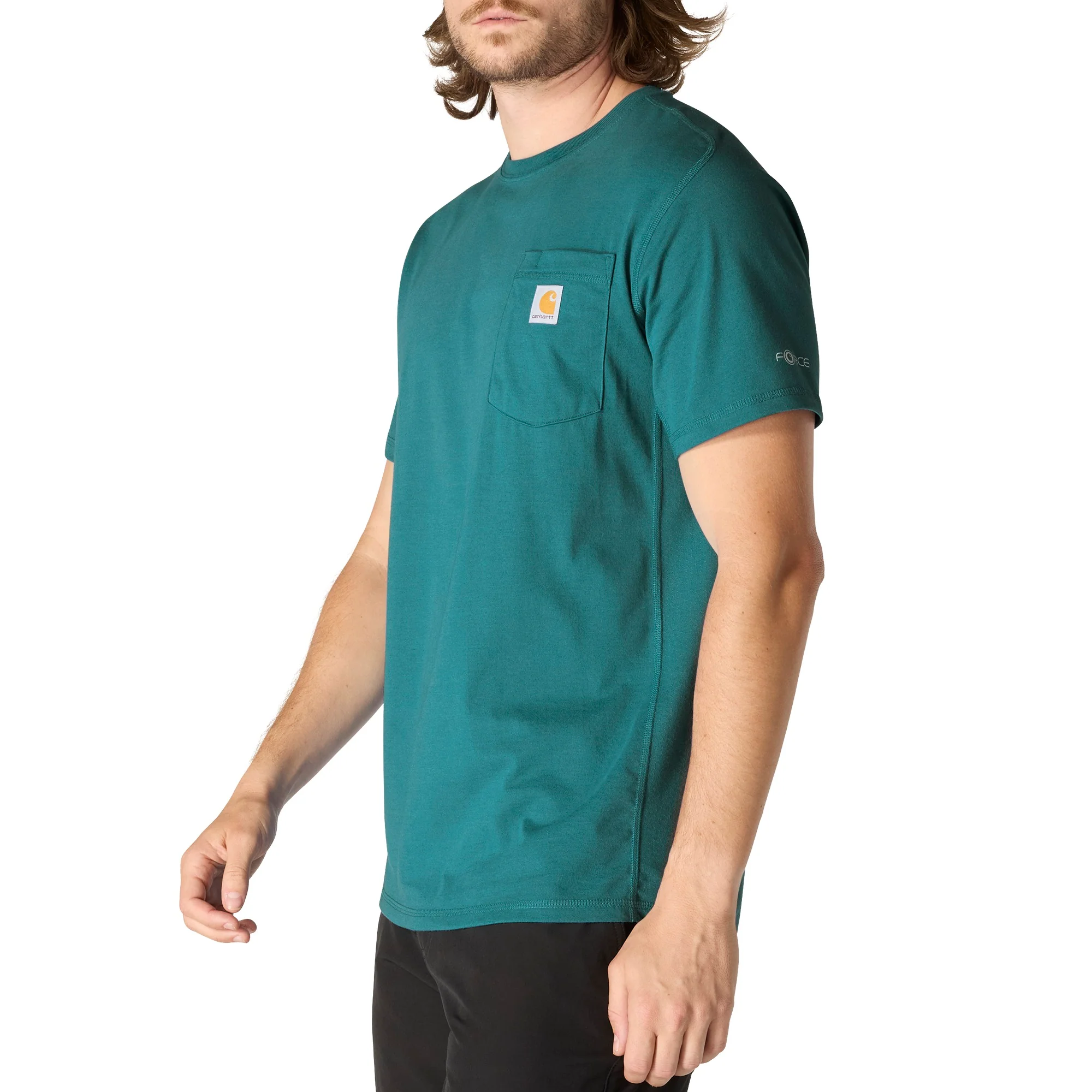 Men's Force Relaxed Fit Midweight Short-Sleeve Pocket T-Shirt - Image 3