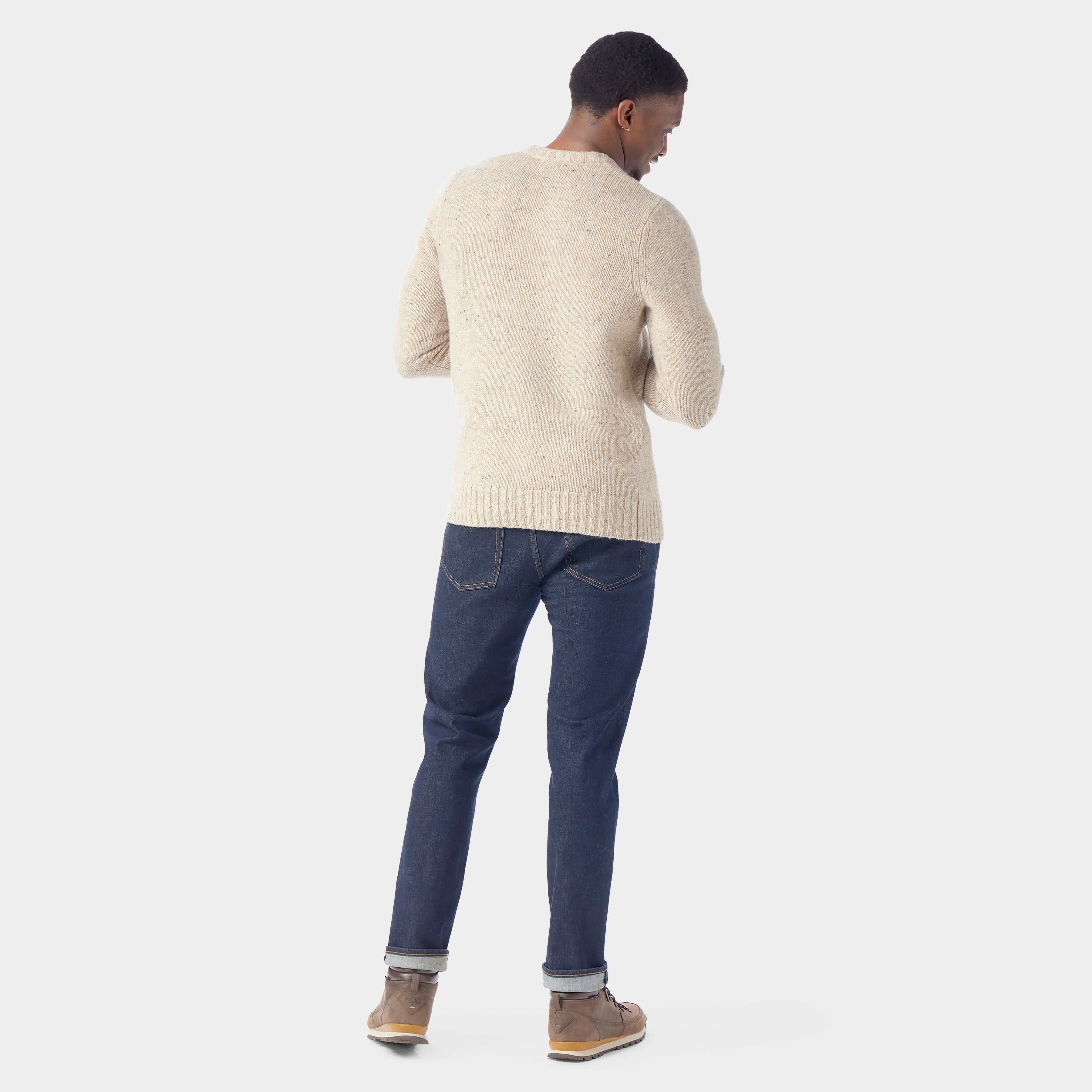 Men's Heavy Crew Sweater - Image 2