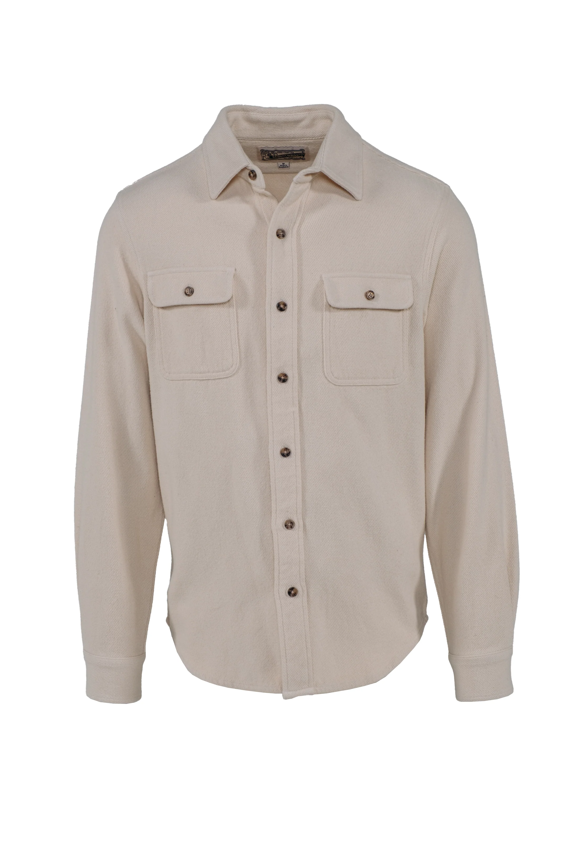 Men's Heavyweight Brushed Cotton Twill Flannel