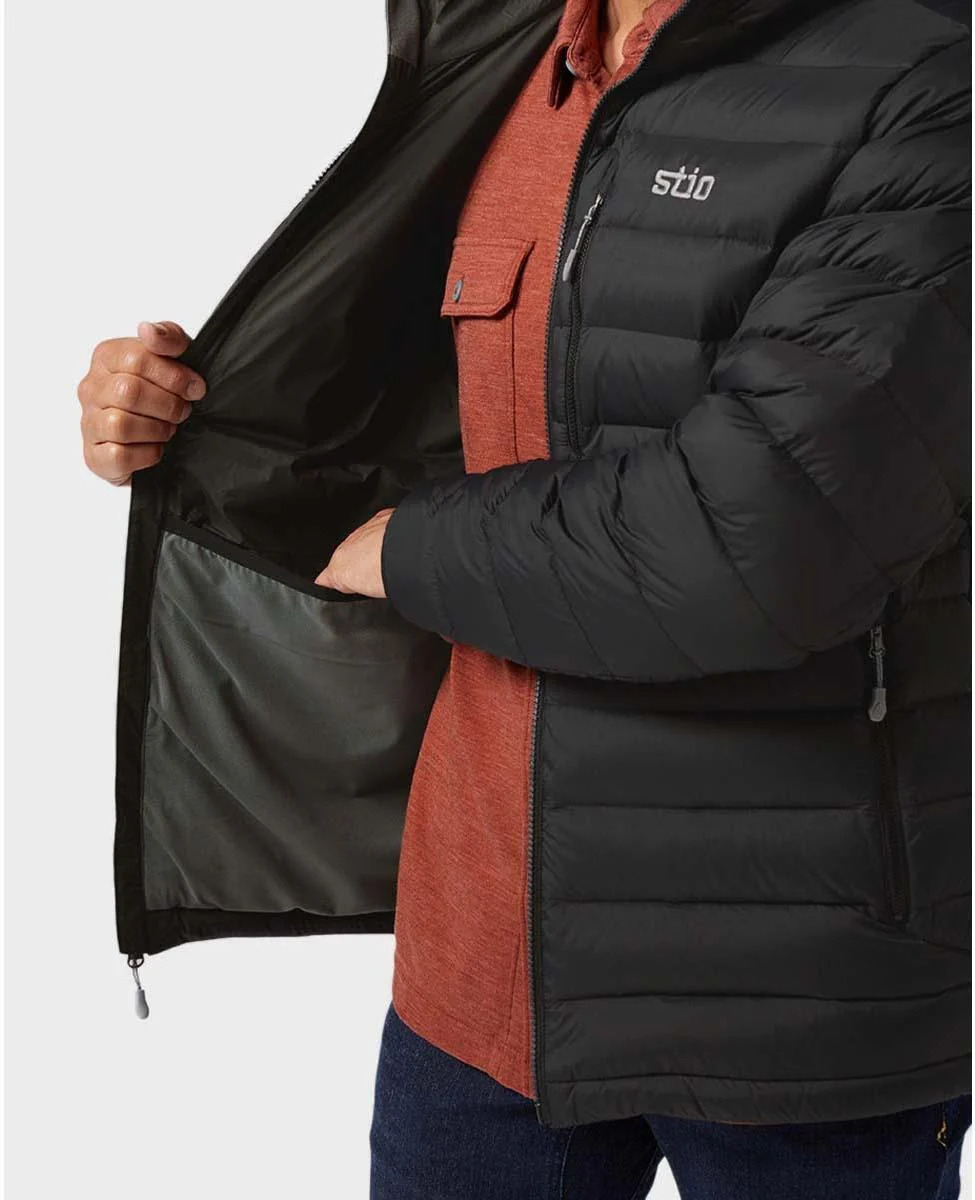 Men's Hometown Down Hooded Jacket - Image 3