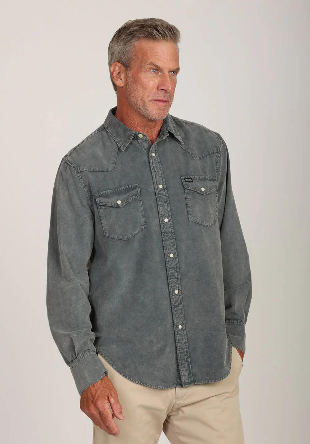 Men's Jackson Cord Western Shirt - Image 2
