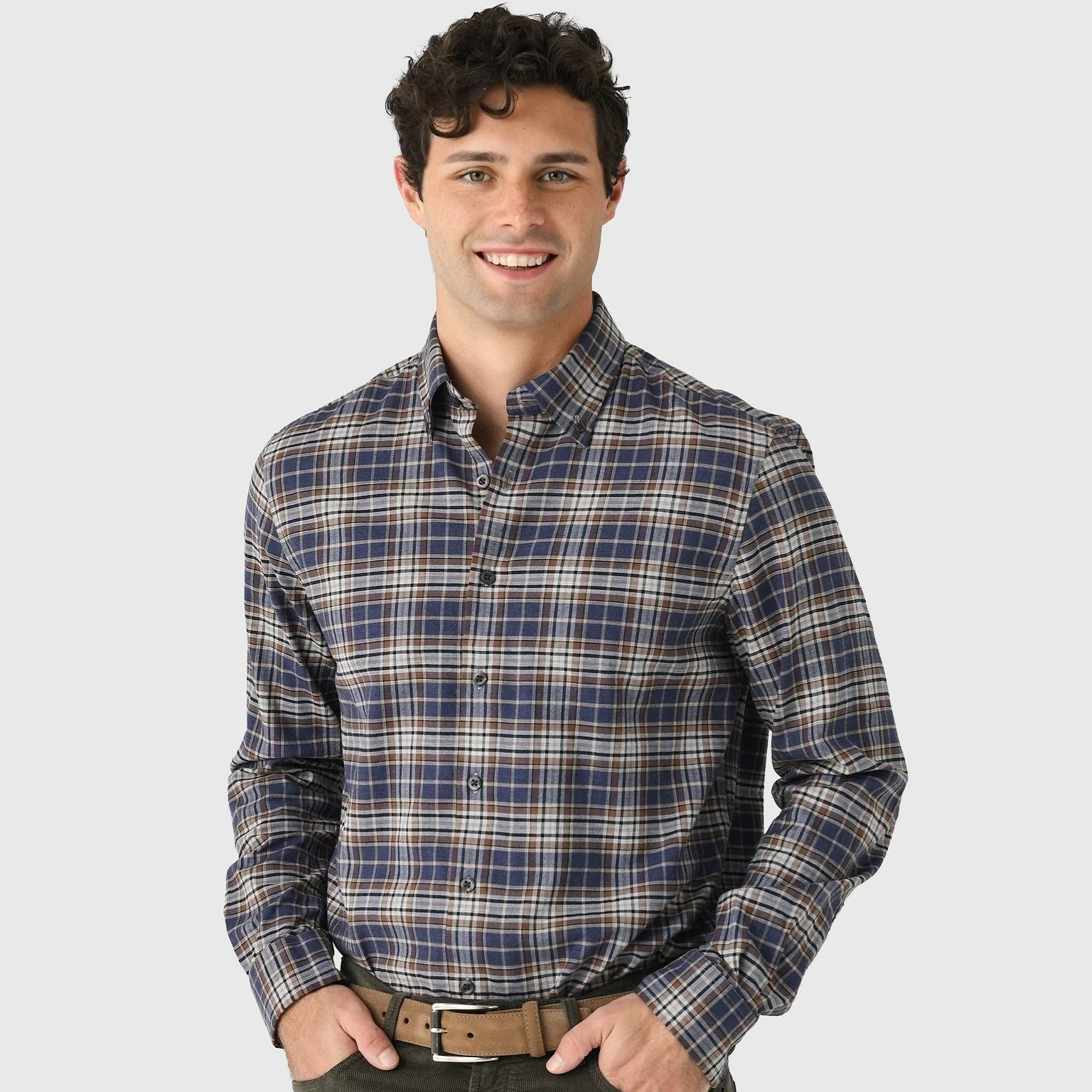 Men's Kamper Performance Flannel Button-Down
