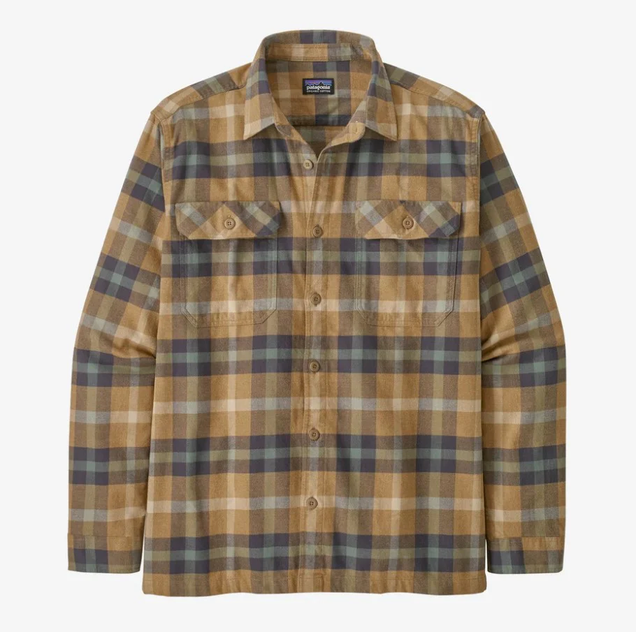 Men's Long-Sleeve Organic Cotton Midweight Fjord Flannel Shirt