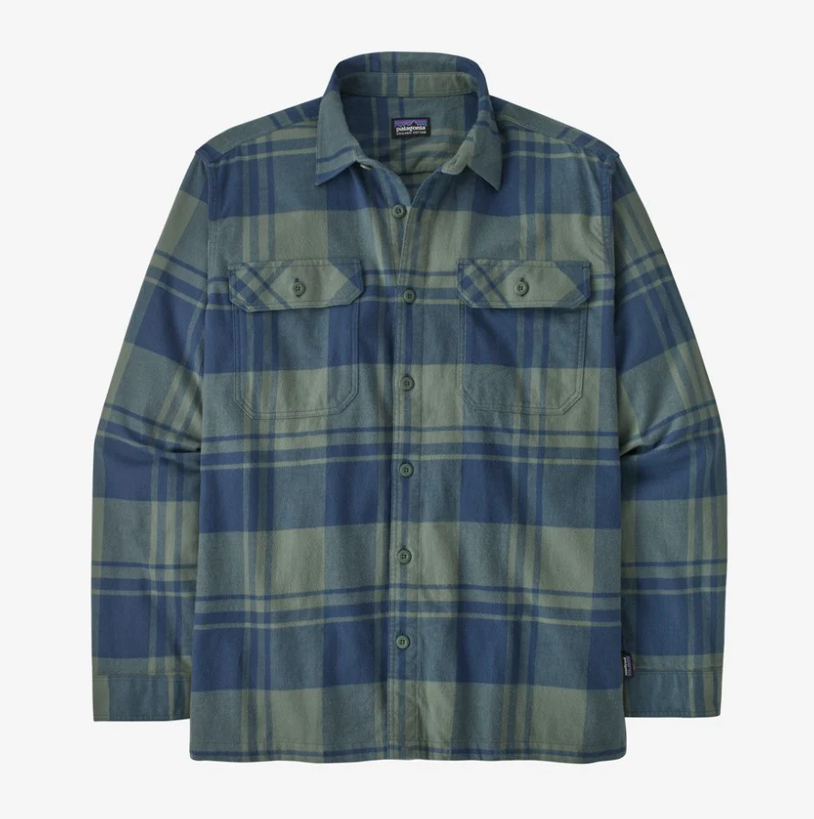 Men's Long-Sleeve Organic Cotton Midweight Fjord Flannel Shirt