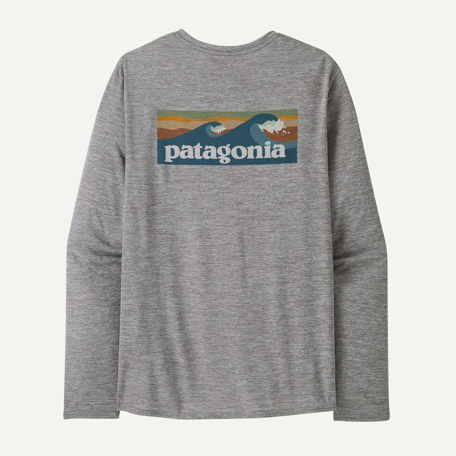 Men's Long-Sleeved Capilene Cool Daily Graphic Shirt - Waters