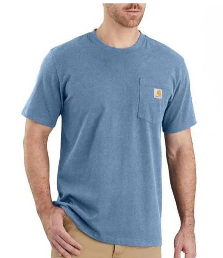 Men's Loose Fit Heavyweight Short-Sleeve Pocket T-Shirt - Image 2