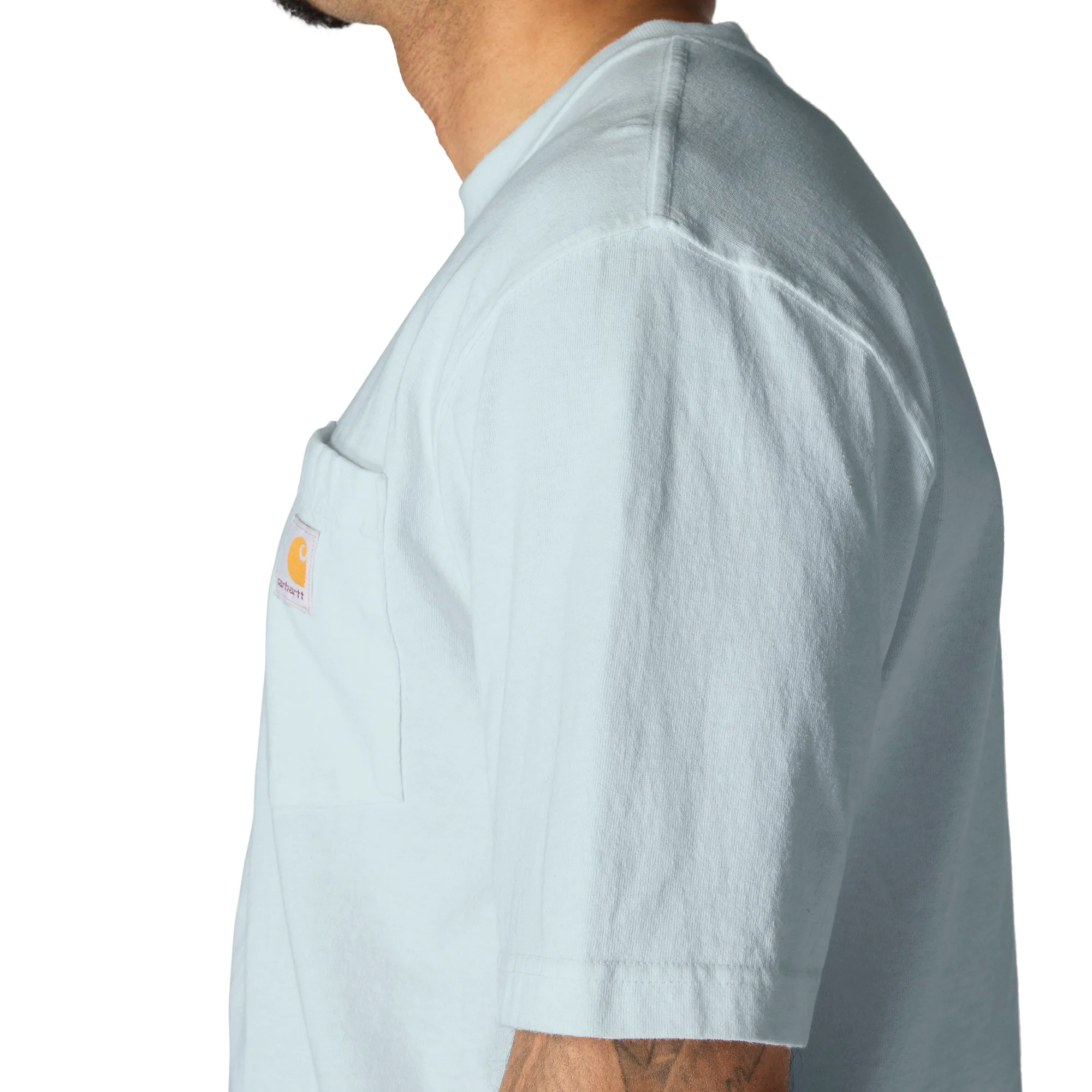 Men's Loose Fit Heavyweight Short-Sleeve Pocket T-Shirt - Image 2