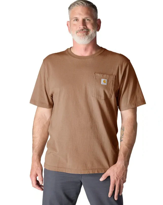 Men's Loose Fit Heavyweight Short-Sleeve Pocket T-Shirt