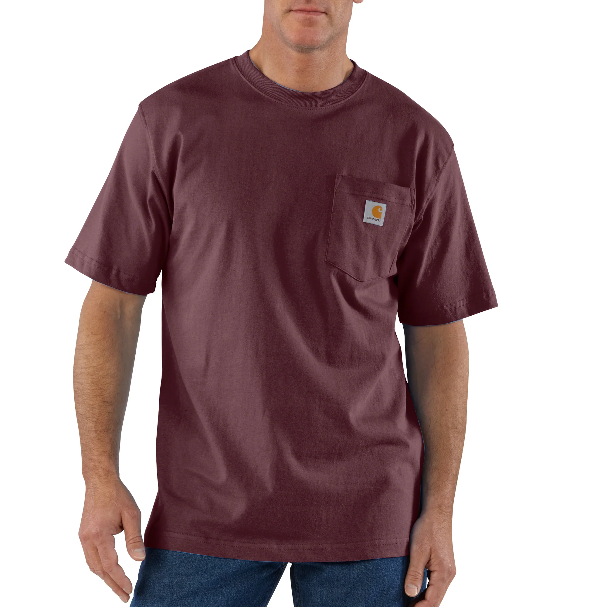 Men's Loose Fit Heavyweight Short-Sleeve Pocket T-Shirt - Image 2