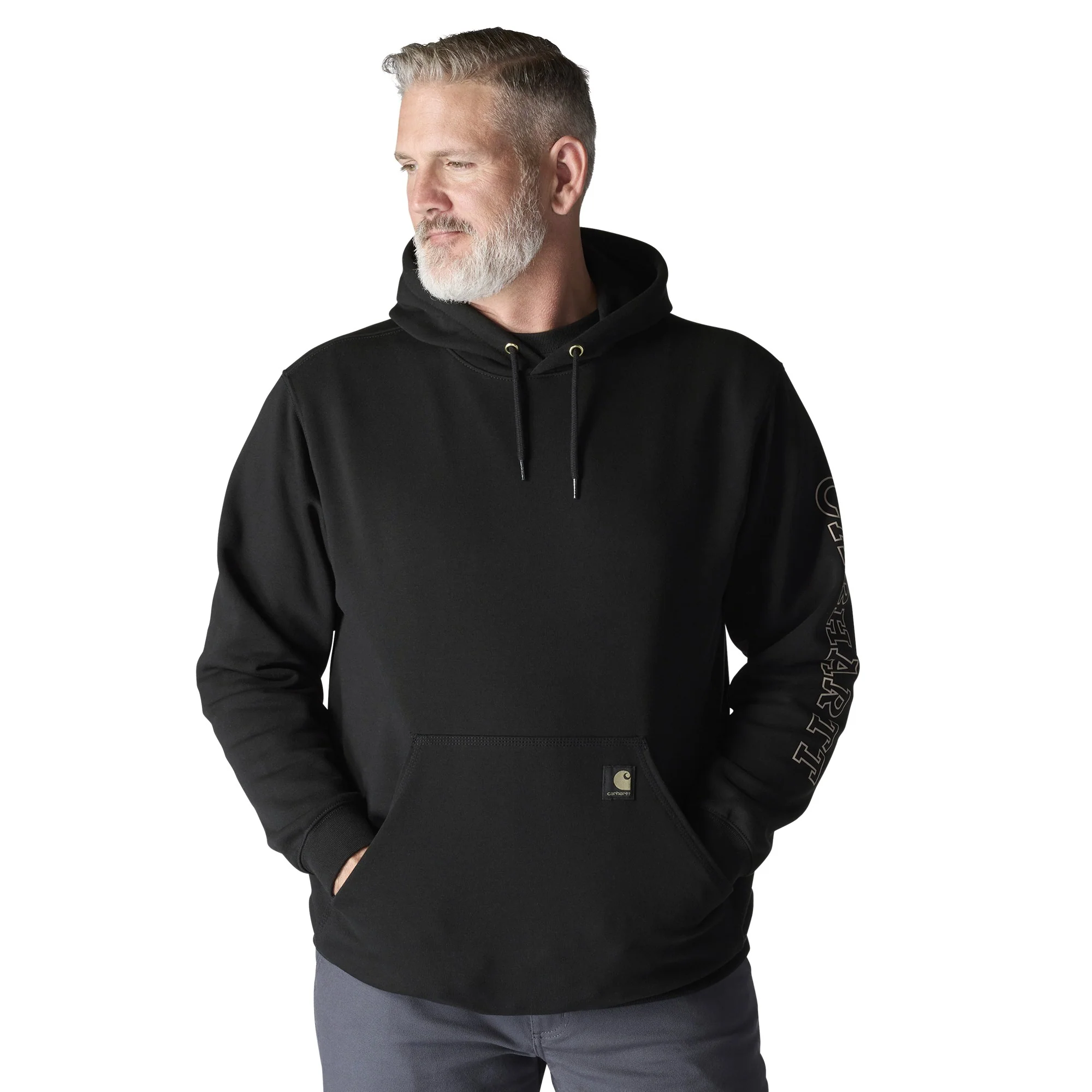 Men's Loose Fit Midweight Camo Graphic Sweatshirt