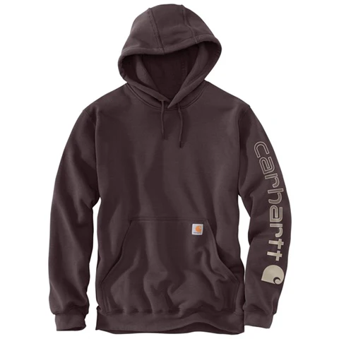 Men's Loose Fit Midweight Logo Sleeve Graphic Sweatshirt