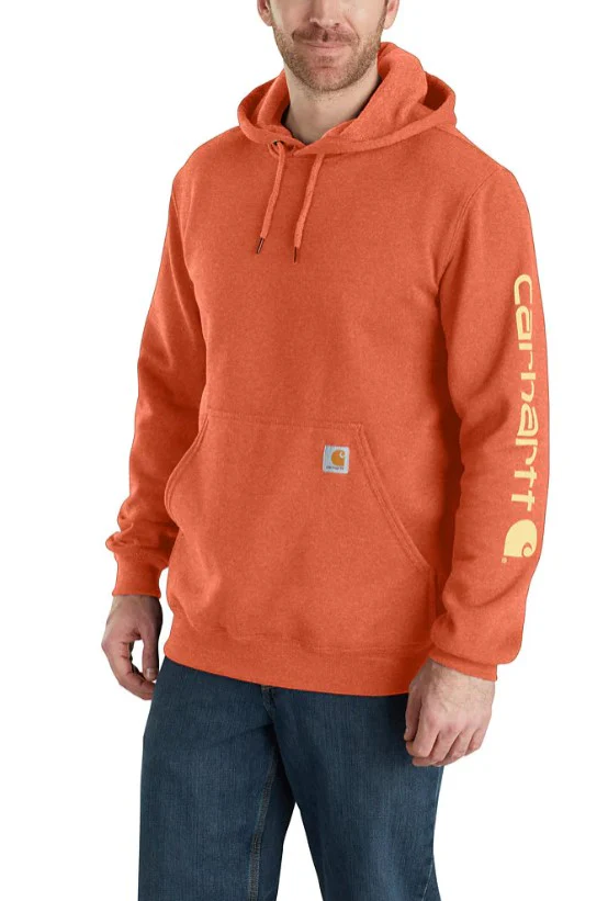 Men's Loose Fit Midweight Logo Sleeve Graphic Sweatshirt