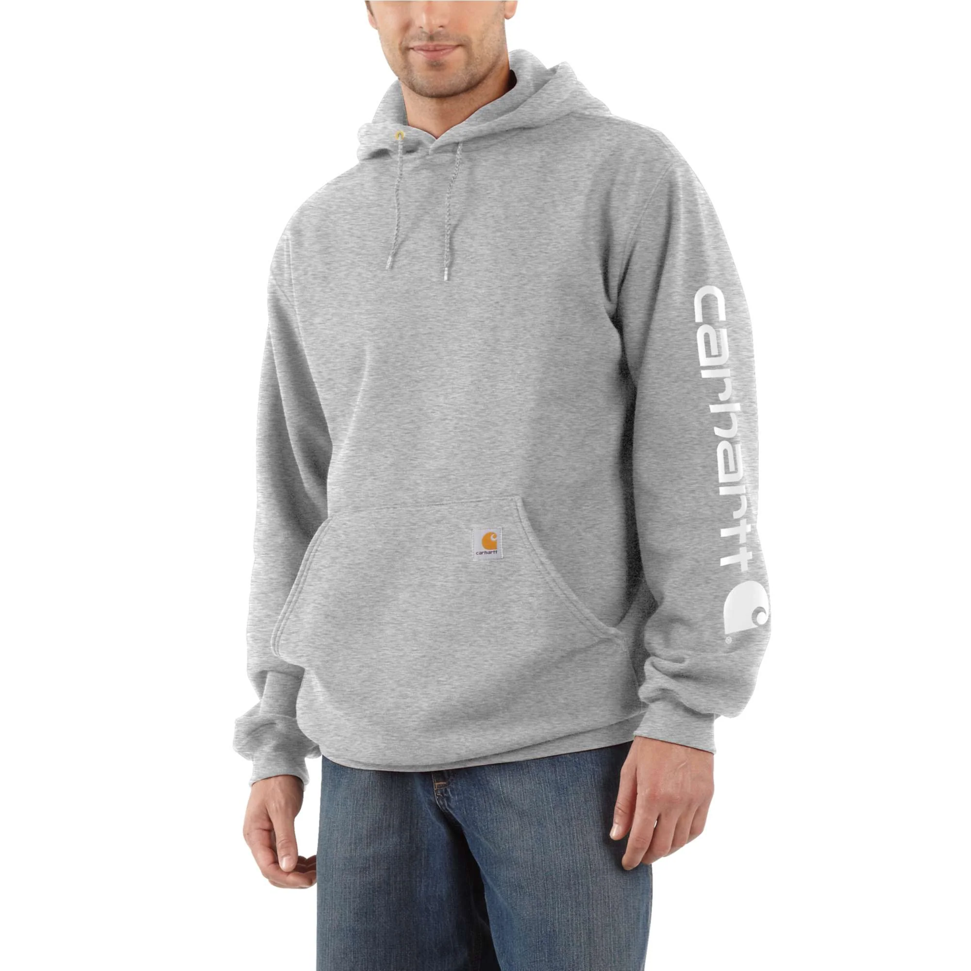 Men's Loose Fit Midweight Logo Sleeve Graphic Sweatshirt - Image 2