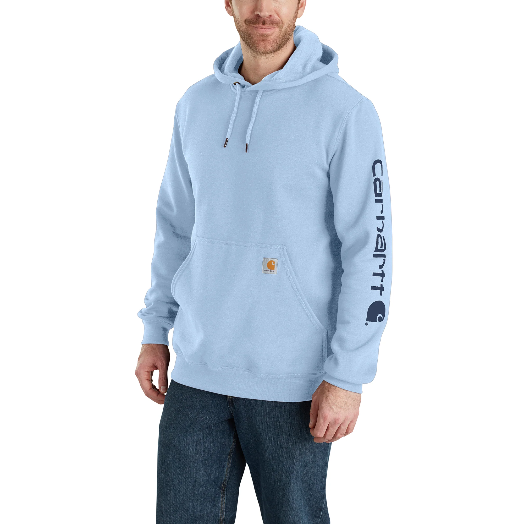 Men's Loose Fit Midweight Logo Sleeve Graphic Sweatshirt - Image 2