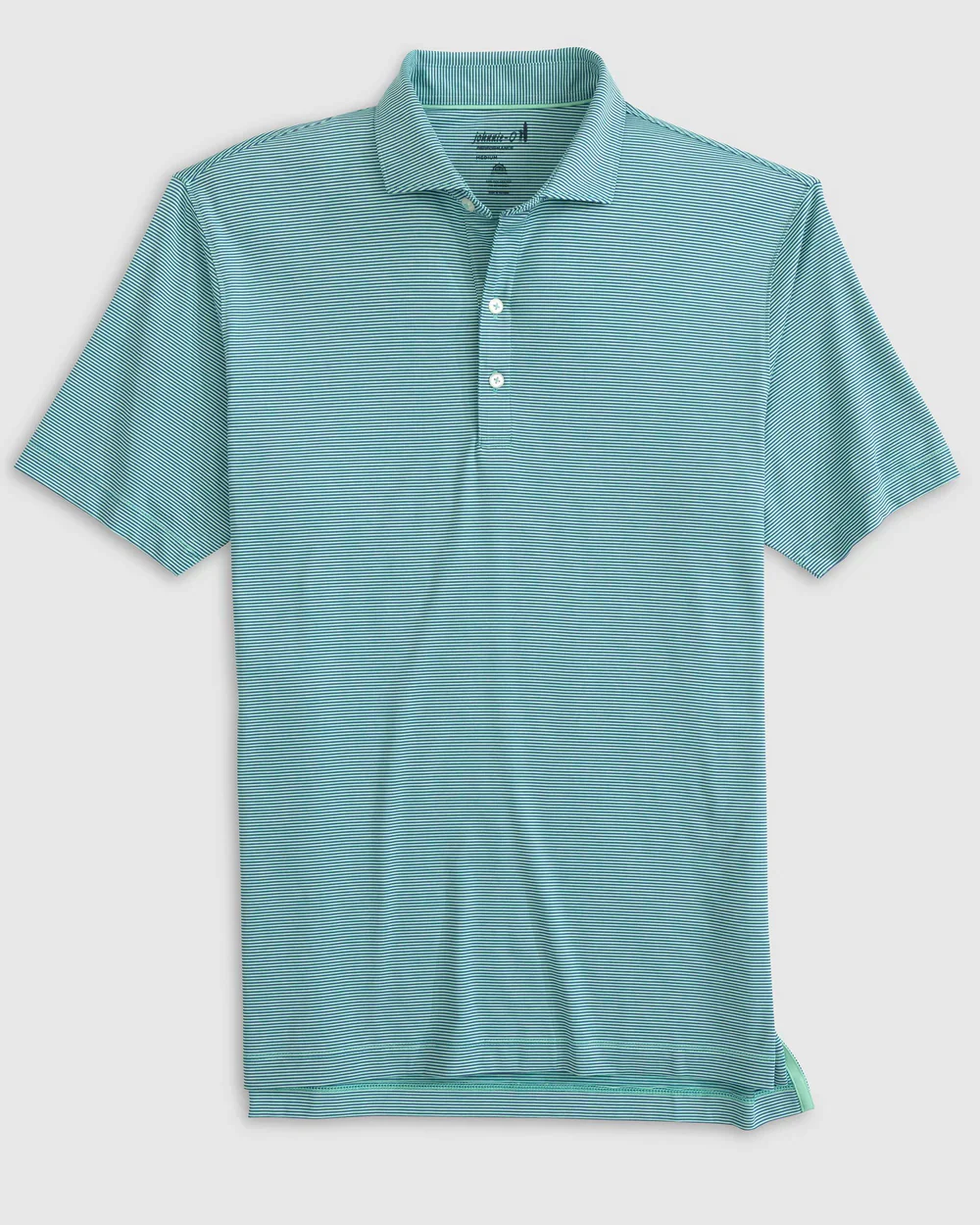 Men's Lyndon Striped Jersey Performance Polo - Image 3