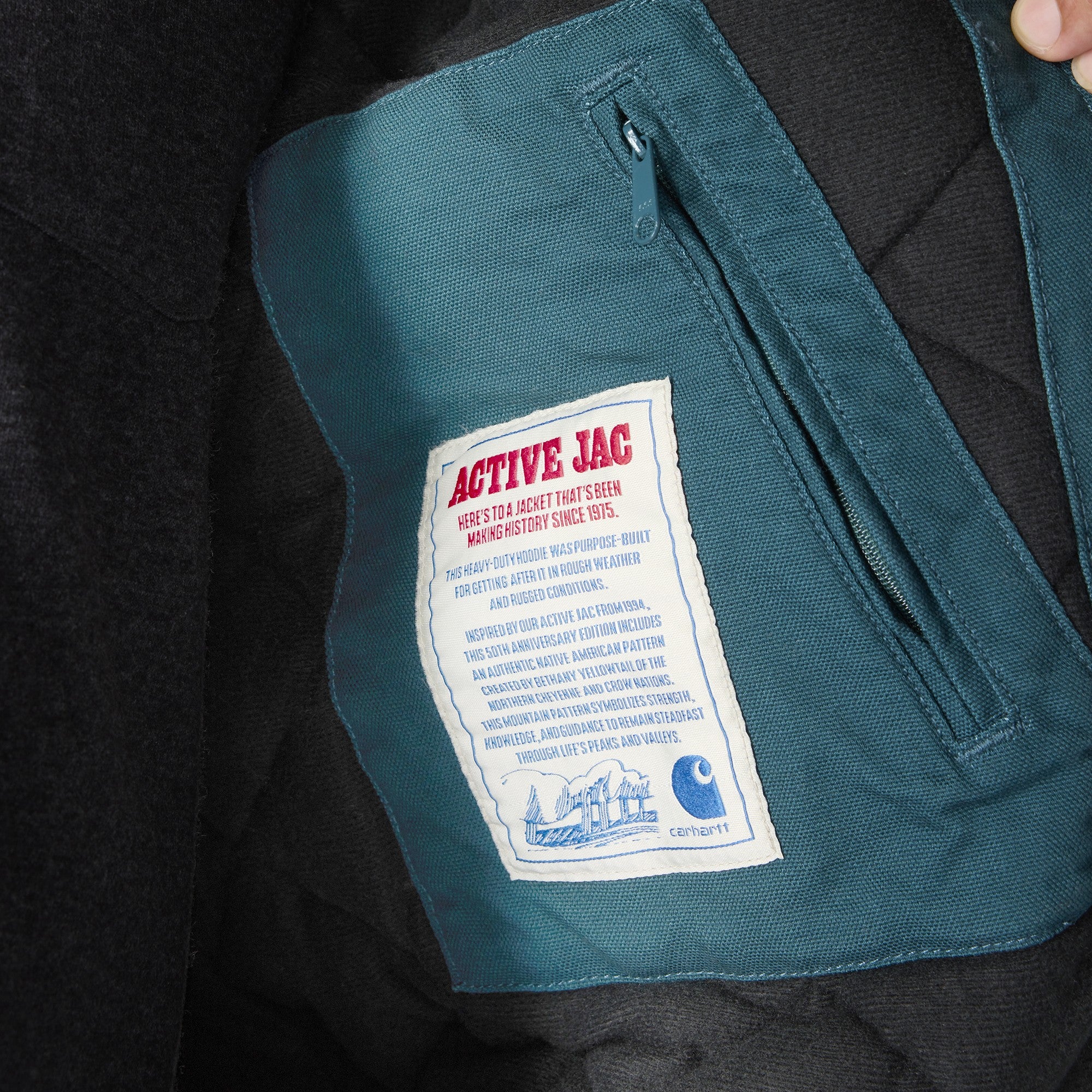 Men's Montana Loose Fit Washed Duck Active Jacket - Image 6