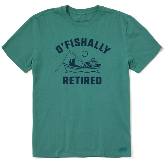 Men's O`Fishally Retired Short Sleeve Crusher Shirt