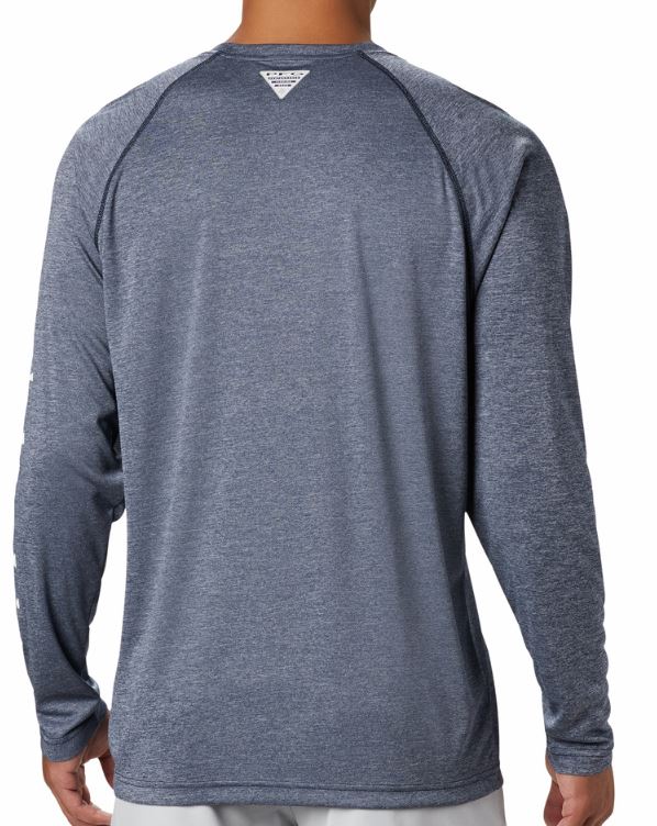 Men's PFG Terminal Tackle Heather Long Sleeve Shirt - Image 2