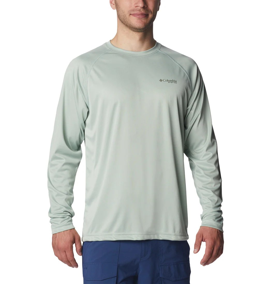 Men's PFG Terminal Tackle Heather Long Sleeve Shirt
