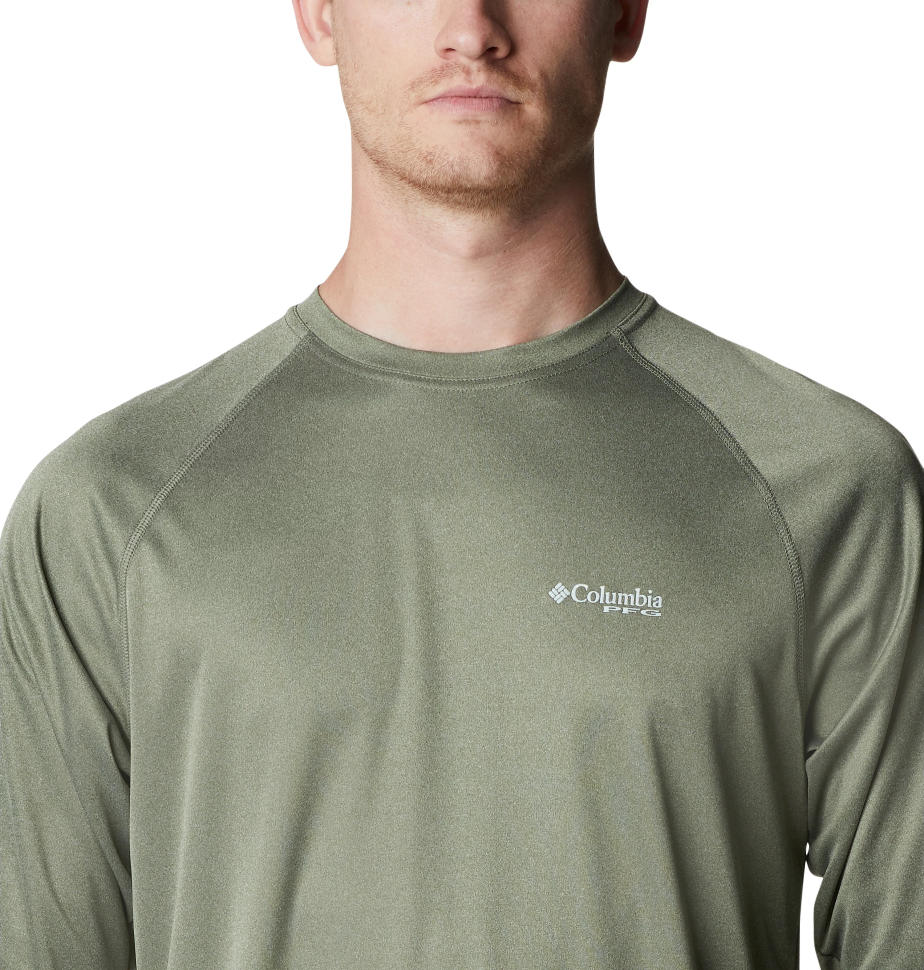 Men's PFG Terminal Tackle Heather Long Sleeve Shirt - Image 4