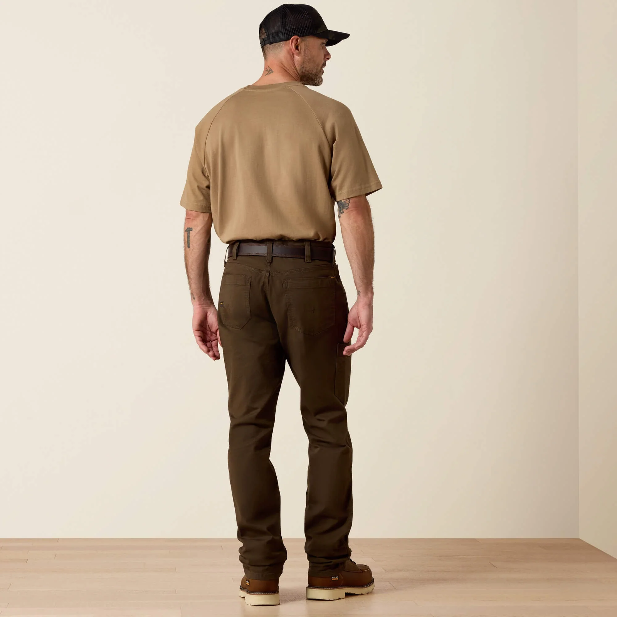 Men's Rebar M4 Low Rise DuraStretch Made Tough Stackable Straight Leg Pant - Image 2