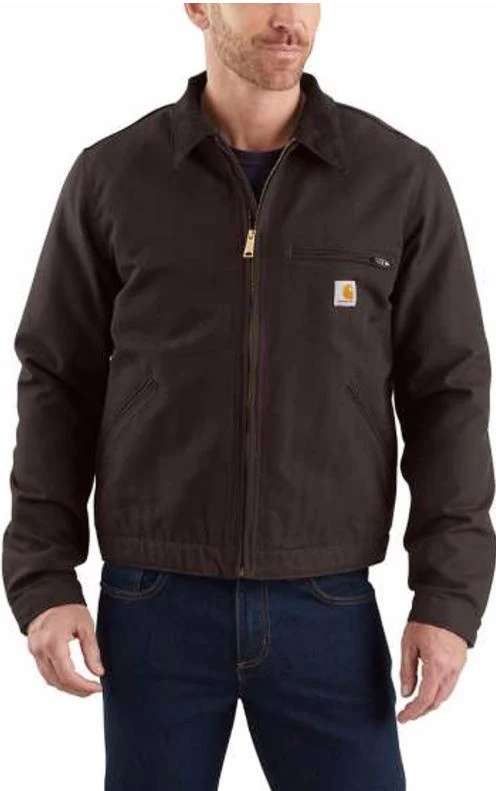 Men's Relaxed Fit Duck Blanket-Lined Detroit Jacket
