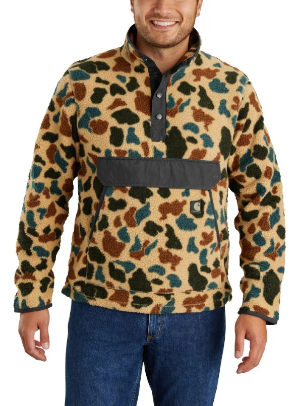 Men's Relaxed Fit Fleece Pullover - Image 2