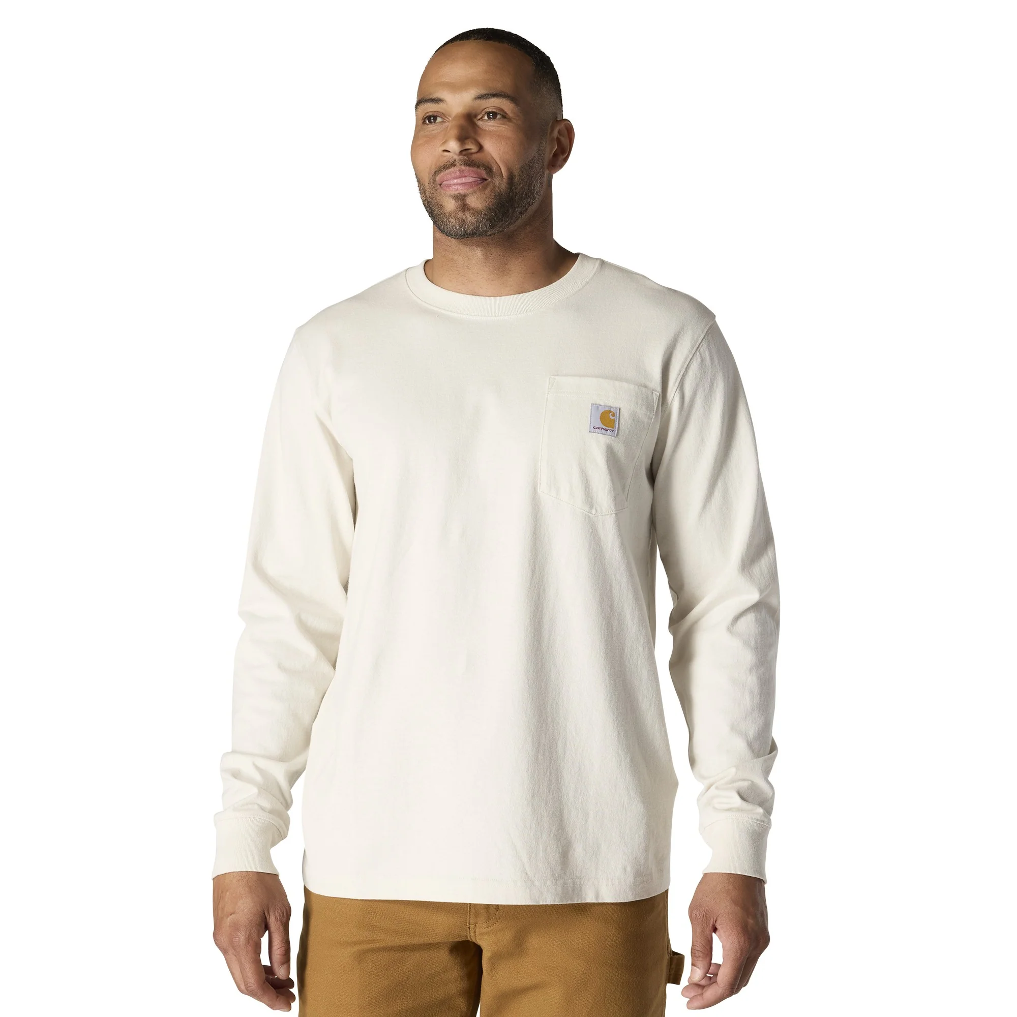 Men's Relaxed Fit Heavyweight Long Sleeve Mountain Graphic Shirt - Image 2