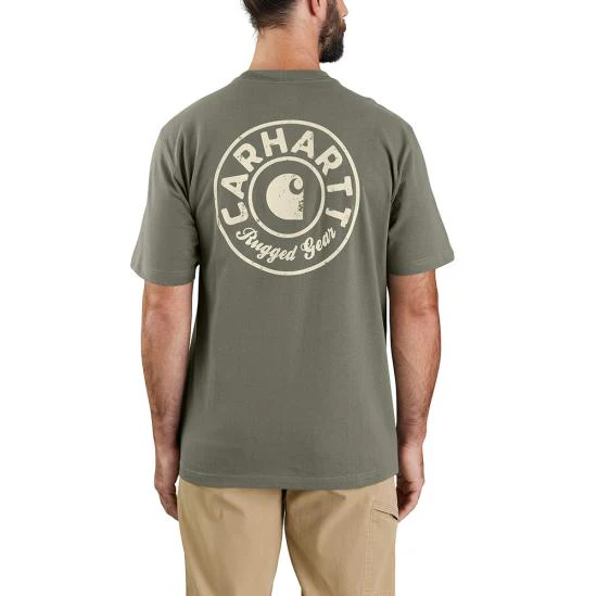 Men's Relaxed Fit Heavyweight Short-Sleeve Built to Last Graphic T-Shirt - Image 2