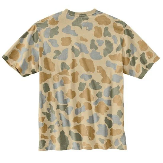 Men's Relaxed Fit Lightweight Short-Sleeve Pocket Camo Logo Graphic T-Shirt - Image 2