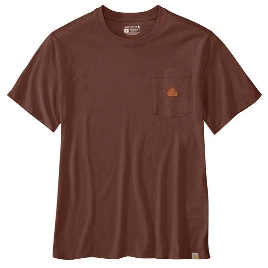 Men's Relaxed Fit Lightweight Short-Sleeve Pocket Tree Graphic T-Shirt - Image 2