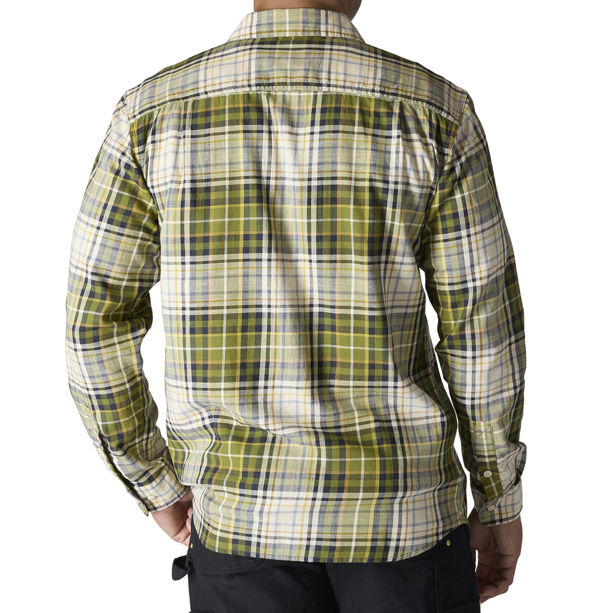 Men's Rugged Flex Lightweight Long Sleeve Plaid Shirt - Image 2