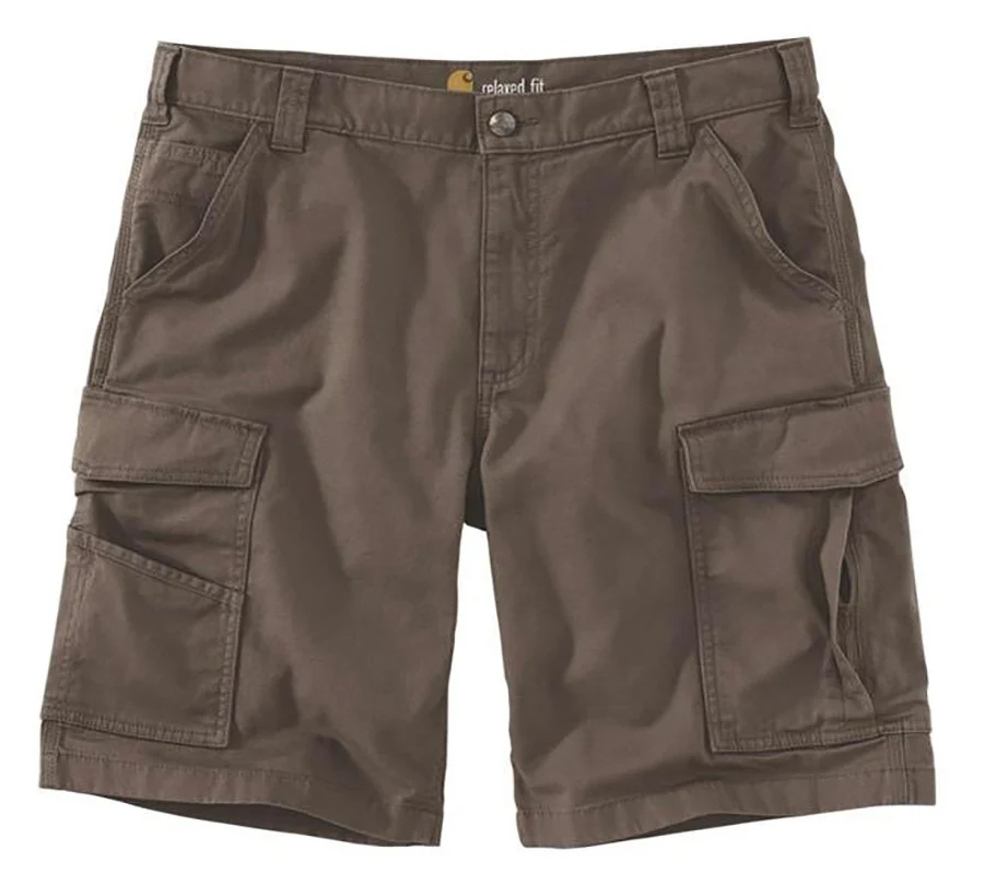 Men's Rugged Flex Relaxed Fit Canvas Cargo Work Short