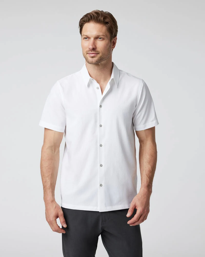 Men's Short Sleeve Manhattan Button Down