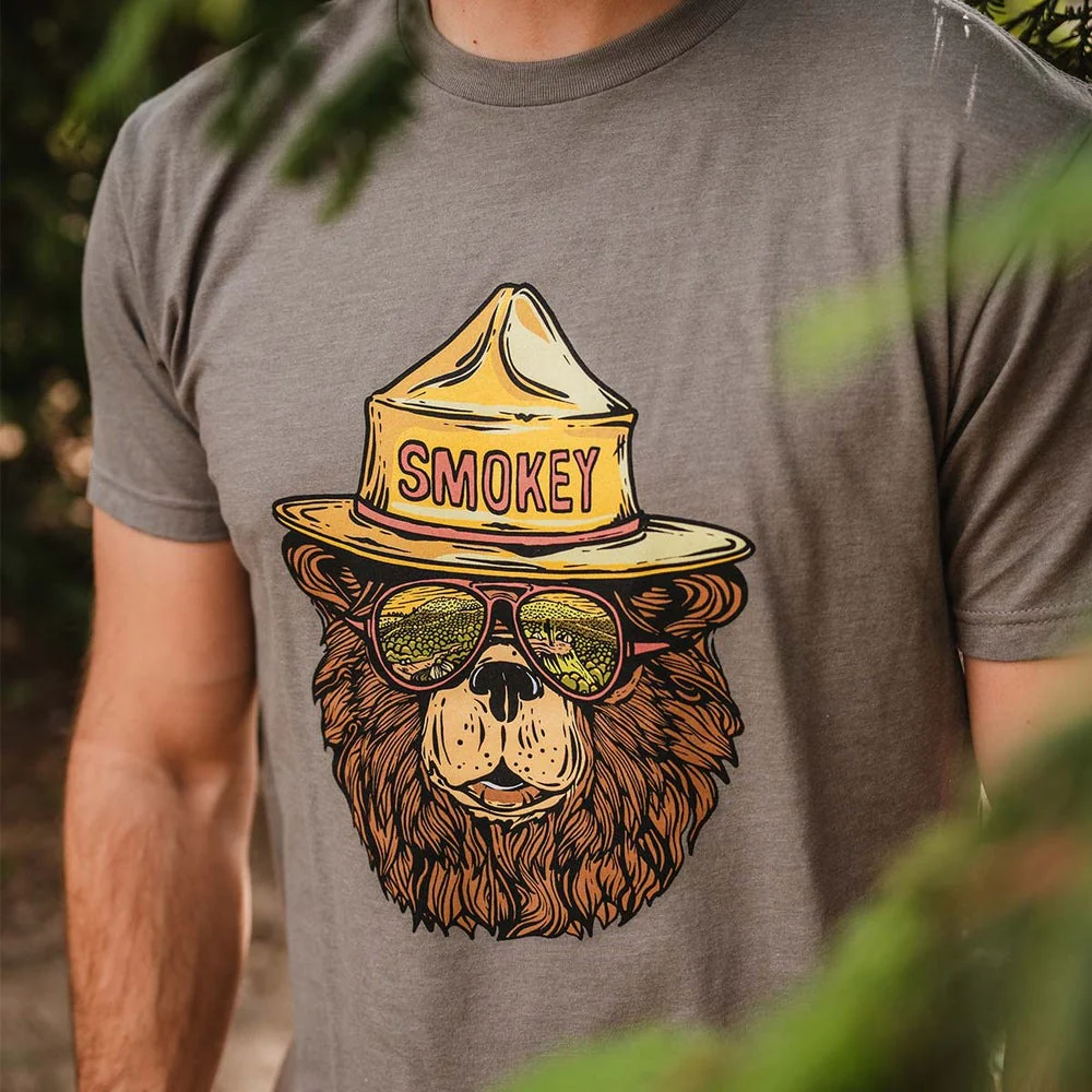 Men's Smokey the Groovy Bear T-Shirt - Image 3