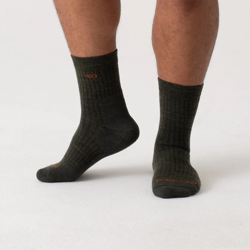 Men's Solid Cushioned Micro Crew Socks - Image 3