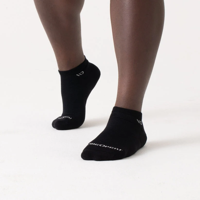 Men's Solid Cushioned No Show Socks - Image 3