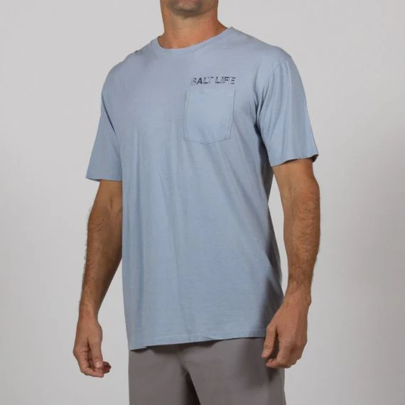 Men's Stringer Salt Wash Fishing Pocket Tee - Image 4