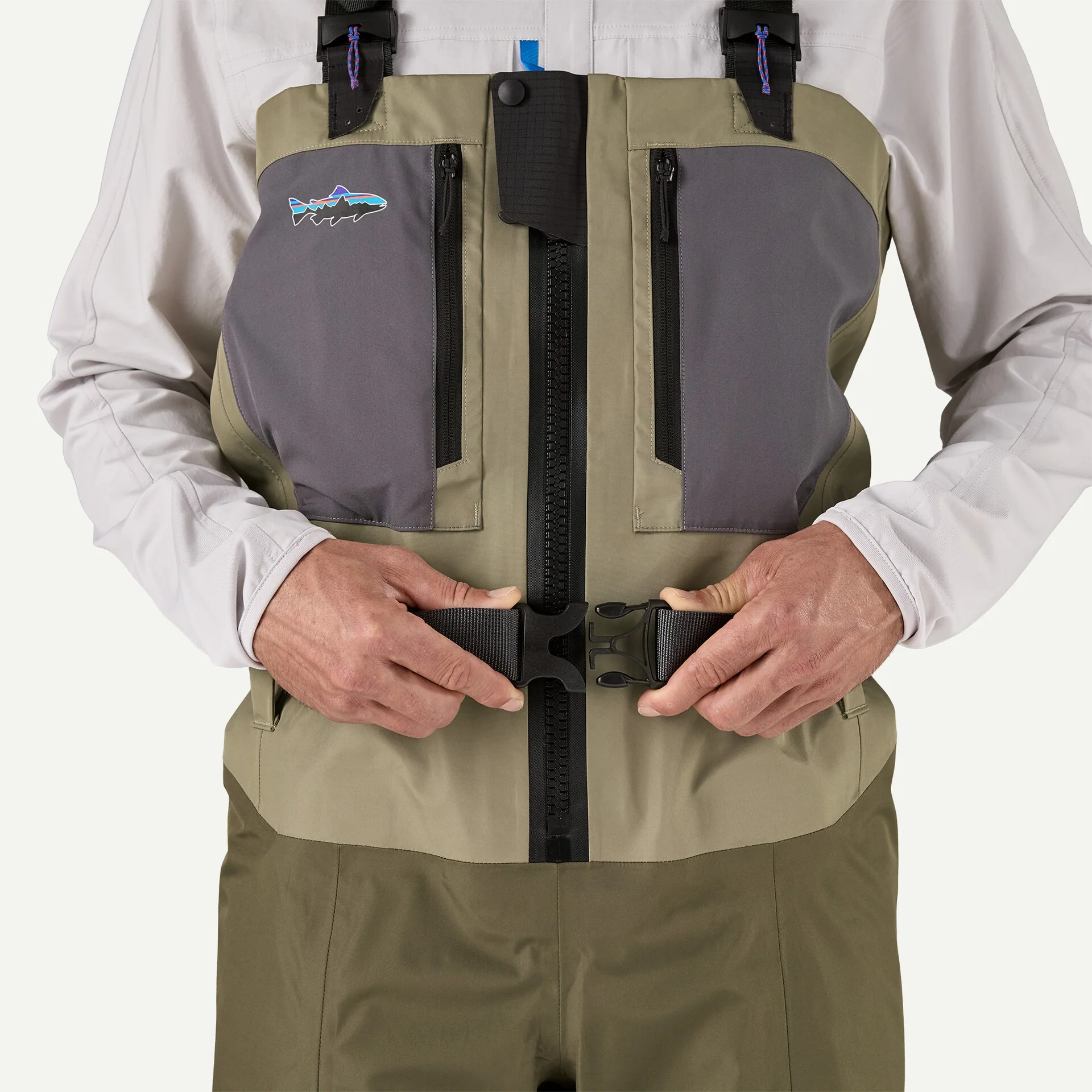 Men's Swiftcurrent Traverse Zip-Front Waders - Image 6