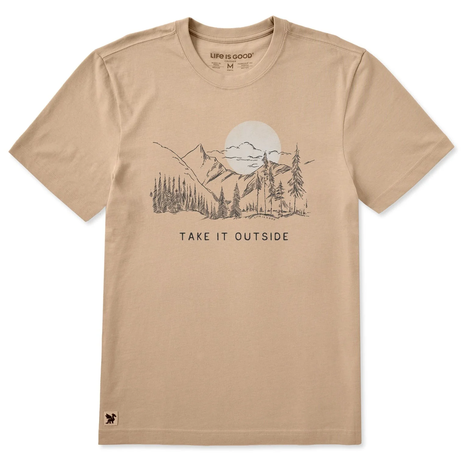Men's Take it Outside Sunset Short Sleeve Crusher Tee