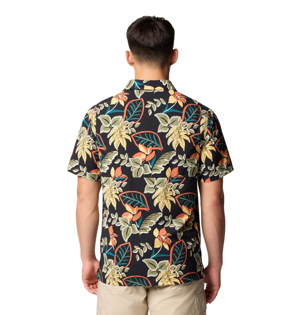 Men's Tech Trail Utility Printed Woven Short Sleeve Shirt - Image 2