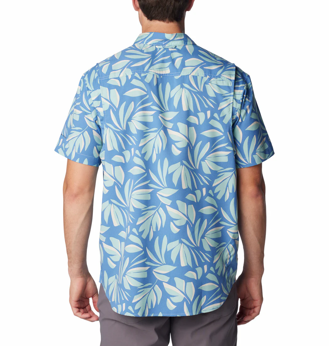Men's Utilizer Printed Woven Short Sleeve Shirt - Image 2